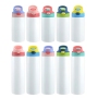 زجاجة مياه رياضية بشعار مخصص، سعة كبيرة، جدار مزدوج، معزولة حرارياً، مصنوعة من الفولاذ المقاوم للصدأ