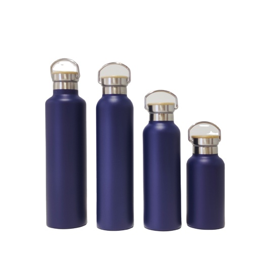 Travel Double Walled Vacuum Insulated Water Bottle Leak-proof Wide Mouth Stainless Steel Water Bottle