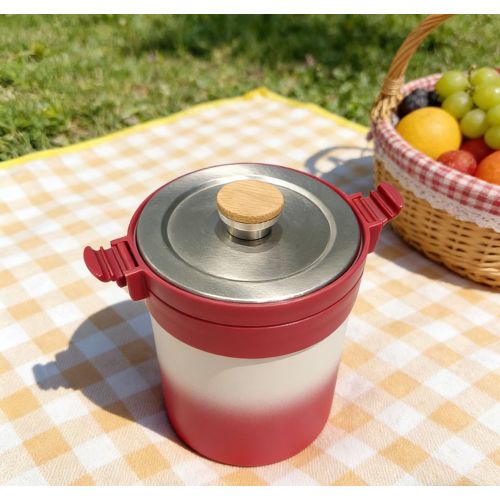 Wholesale 304 Stainless Steel Multi-Layer Insulated Heatable Food Jar Portable Lunch Box for Office Workers and Students