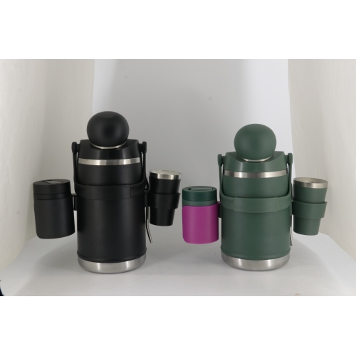 Premium Vacuum Insulated Double Wall Stainless Steel Set with Mate Bombilla and Mate Cup Water Bottle