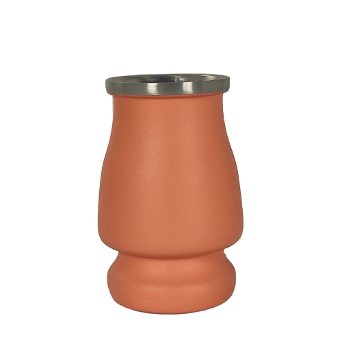 Factory Wholesale Mini Argentina 240ML Double Wall Vacuum Insulated Stainless Steel Yerba Mate Cup Bombilla Straw Party
