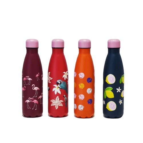500ML Customized 304 Double Wall Stainless Steel Vacuum Thermos Flask Bottle With 3D Printing 500ML Customized 304 Double Wall Stainless Steel Vacuum Thermos Flask Bottle With 3D Printing