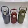 2024 Hot Kids Cute Bounce Lid Double Wall Stainless Steel Vacuum Travel Water Bottle with Handle