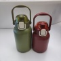 2024 Hot Kids Cute Bounce Lid Double Wall Stainless Steel Vacuum Travel Water Bottle with Handle