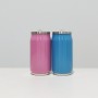 Bicchiere da viaggio in acciaio inossidabile 304 personalizzato con forma di lattina di cola, bicchiere da acqua sottovuoto, bottiglia di coca, lattina di soda a doppia parete con cannuccia