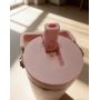 Robuster, isolierter Becher mit Griff und Strohhalm, vakuumversiegelt, aus Edelstahl, für Zuhause, Büro und Outdoor-Aktivitäten