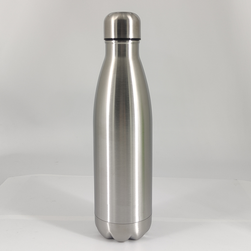 500ml Wholesale Custom logo Cola Shaped Sports Double Wall Stainless Steel Water Bottle