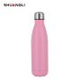 500ml Wholesale Custom logo Cola Shaped Sports Double Wall Stainless Steel Water Bottle