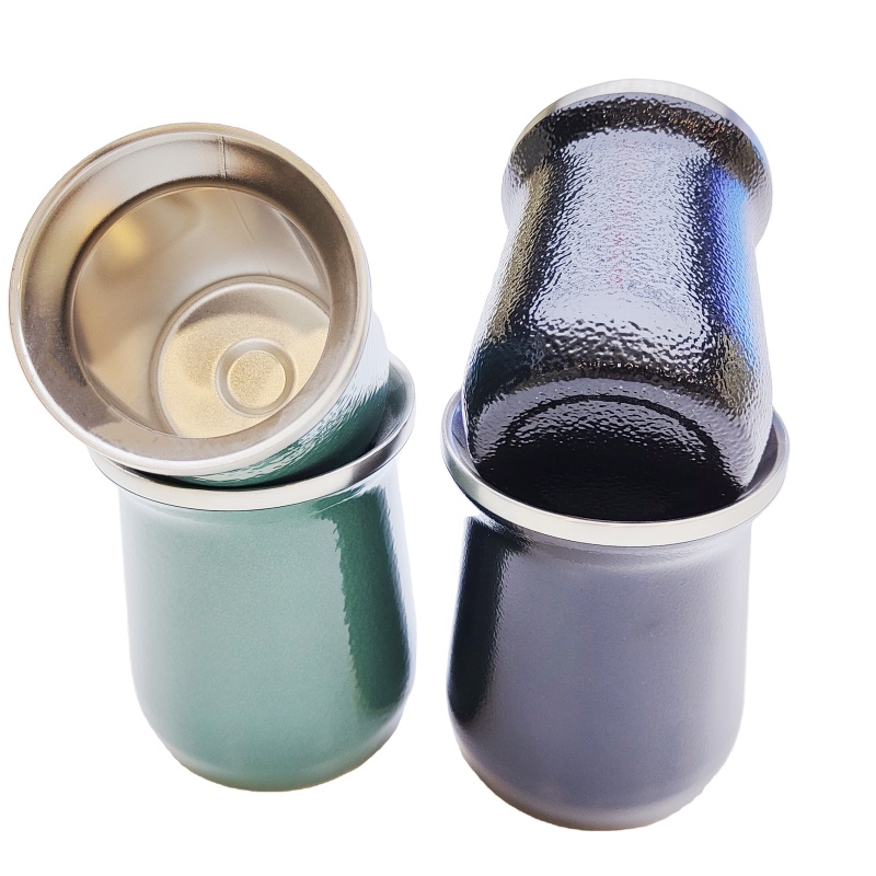 Leicht zu reinigendes, klassisches Thermoskannen-Teeset aus Edelstahl mit Löffel und Reinigungsbürste