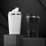 Oem Custom Portable Double Wall Vacuum Stainless Steel Insulated Travel Reusable Coffee Tumbler Mug Cup With Lid