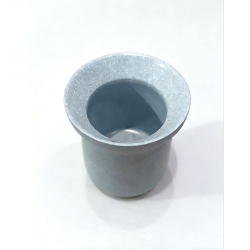 Speckled Grey Yerba Mate Cup Assortment with Curved Profiles for Stylish Home & Cafe Use