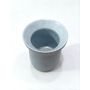 Speckled Grey Yerba Mate Cup Assortment with Curved Profiles for Stylish Home & Cafe Use