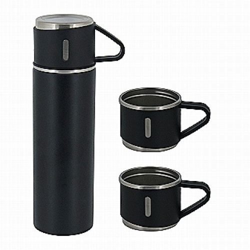 High Quality 500ml Stainless Steel Vacuum Flask 304 Gift Set Water Bottle With 3 Lids