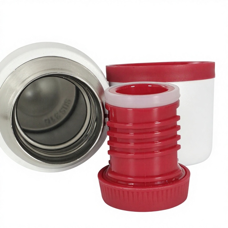 New Outdoor Portable Sports Kettle Thermos Cup 316 Stainless Steel Double Wall Vacuum Leak-Proof Anti-Slip Lid 6-12 Hours