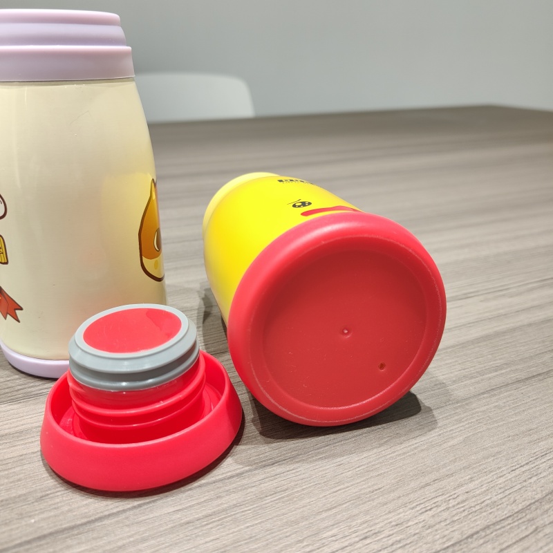 260ml Cute Cartoon Animal Stainless Steel Insulated Water Bottle Leakproof Vacuu Thermos BPA-free Kids Water Bottle
