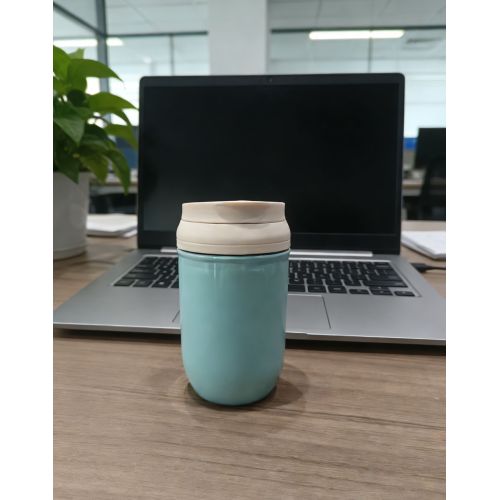Diverse color double layer insulated dual drinking coffee cup suitable for daily use office and outdoor activities