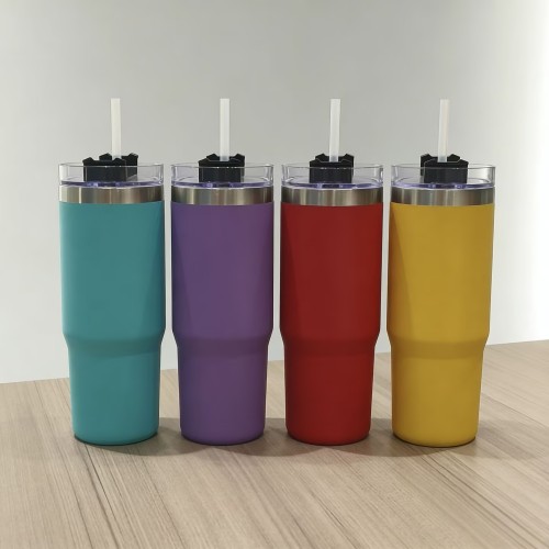 Wholesale  Double Wall Stainless Steel Vacuum Tumbler 30oz Leak-Proof Eco-Friendly Hot/Cold 6-Hour Portable Travel Home Outdoor