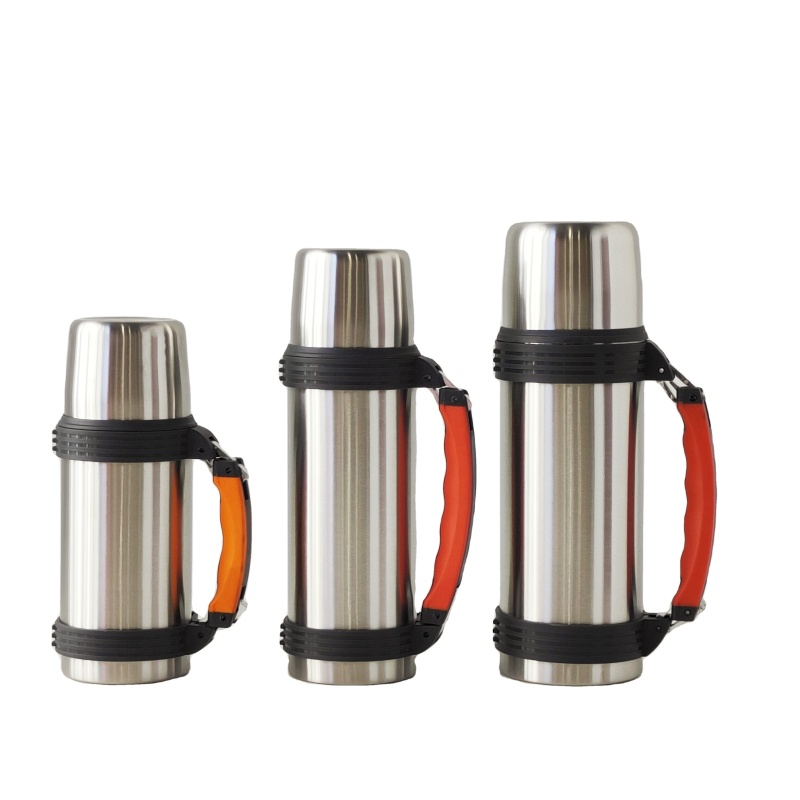 Wholesale Double Walled Stainless Steel Insulated Thermos Flask Outdoor Vacuum Bottle Travel Bottle