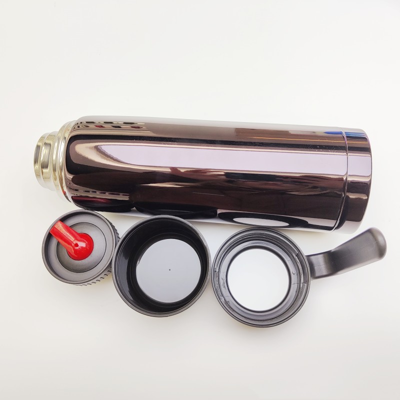 Classic 1000ml Stainless Steel Vacuum Insulated Sports Water Bottle Yerba Mate Tea Cup  With Handle