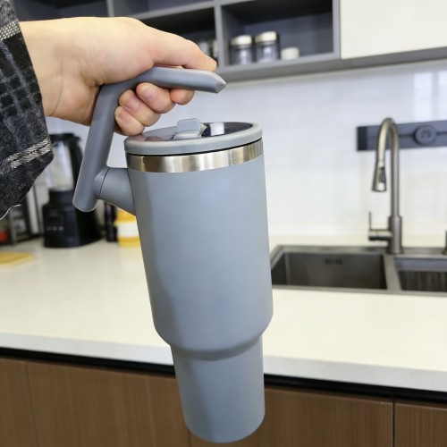 Hot Selling Modern 304 Stainless Steel Double Wall Vacuum Insulated Leak-Proof Eco-Friendly Water Flask Rotatable Handle