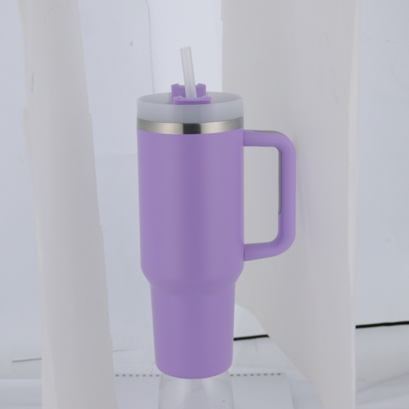 Adventure Double Wall 304 Stainless Steel Vacuum Flask Water Bottle 40oz Tumbler with Lid and Straw