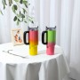 Adventure Double Wall 304 Stainless Steel Vacuum Flask Water Bottle 40oz Tumbler with Lid and Straw