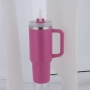 Adventure Double Wall 304 Stainless Steel Vacuum Flask Water Bottle 40oz Tumbler with Lid and Straw