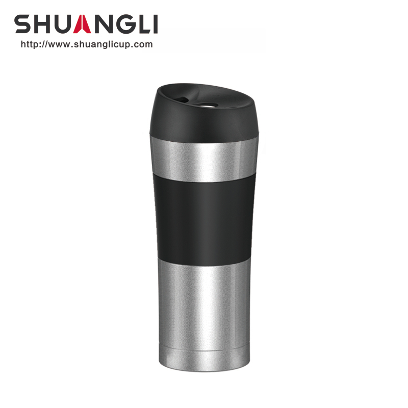 High Quality Custom Colors Double Wall 304 Stainless Steel Insulated Vacuum Travel Coffee Mug Tea Cup with Lid Drinking Mug