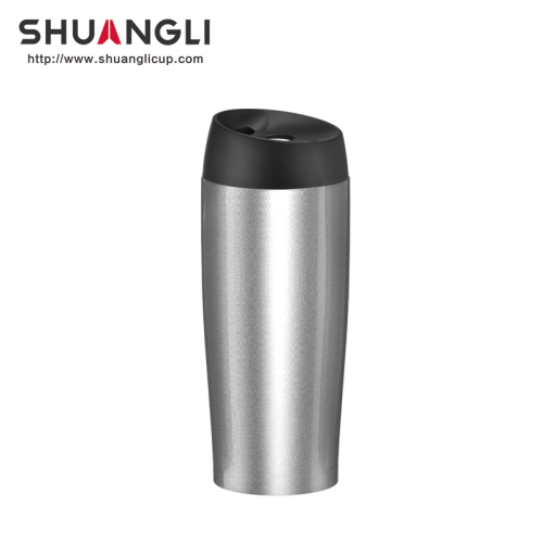 High Quality Custom Colors Double Wall 304 Stainless Steel Insulated Vacuum Travel Coffee Mug Tea Cup with Lid Drinking Mug