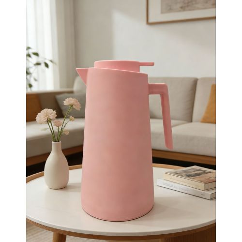 Modern Insulated Vacuum Jug Double Wall Thermal Carafe For Hot And Cold Drinks With Leakproof Lid For Home Office And Daily Use