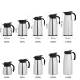Cafeteira de metal personalizada de alta qualidade e cor sob encomenda, com parede dupla em aço inoxidável e garrafa térmica.