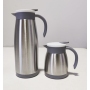 Cafeteira de metal personalizada de alta qualidade e cor sob encomenda, com parede dupla em aço inoxidável e garrafa térmica.
