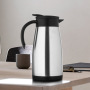 Cafeteira de metal personalizada de alta qualidade e cor sob encomenda, com parede dupla em aço inoxidável e garrafa térmica.