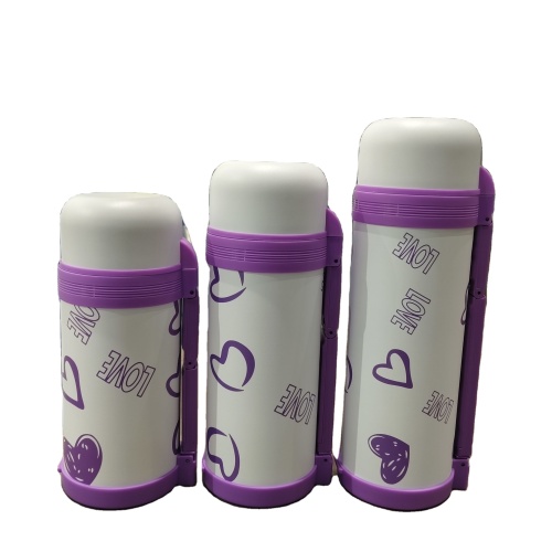 Custom Logo Love Heart Vacuum Insulated Thermos Flask | Food Grade Stainless Steel Camping Travel Bottle Carry Handle Rope Custom Logo Love Heart Vacuum Insulated Thermos Flask | Food Grade Stainless Steel Camping Travel Bottle Carry Handle Rope