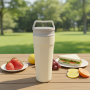 2026 Hot Selling Classic Custom Logo Camping Car Tumbler Coffee Mug Double Walled Vacuum Flask Bottle 480ml Stainless Steel Rope