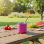 304 Stainless Steel Customized Double Wall Vacuum Insulated Camping Tea Coffee Cup Beer Mug Spoon Straw Eco-Friendly Wide Mouth