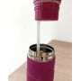 Wholesale 500/750ml/1000ml Outdoor Portable Stainless Steel Vacuum Cup Metal Wide Mouth Direct Drinking With Straw Lid