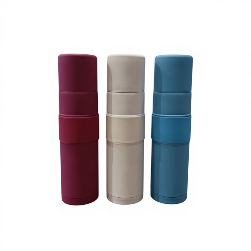 Wholesale 500/750ml/1000ml Outdoor Portable Stainless Steel Vacuum Cup Metal Wide Mouth Direct Drinking With Straw Lid