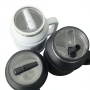 Custom LOGO  Big Capacity Double Wall Stainless Steel Vacuum Hot and Cold Drink Bottle With Handle and Straw
