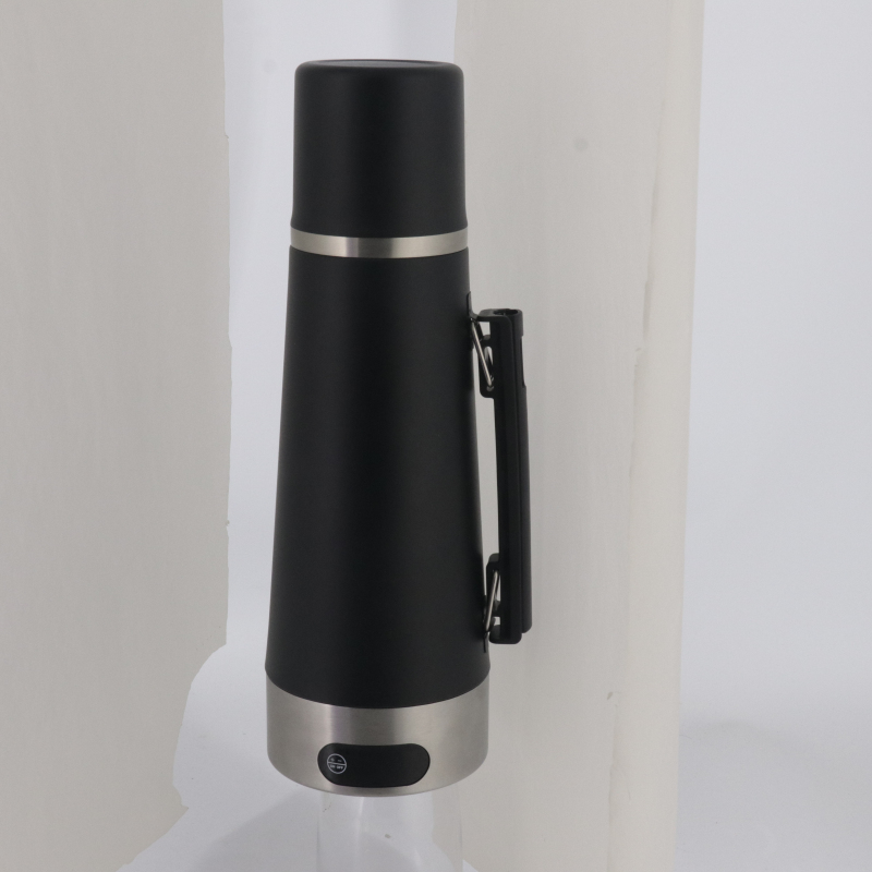 2025 SHUANGLI Nova Chegada Mais Quente Logotipo Personalizado Gravado Atacado Garrafa Térmica Elétrica Aquecida de 1200ml em Aço Inoxidável com Parede Dupla