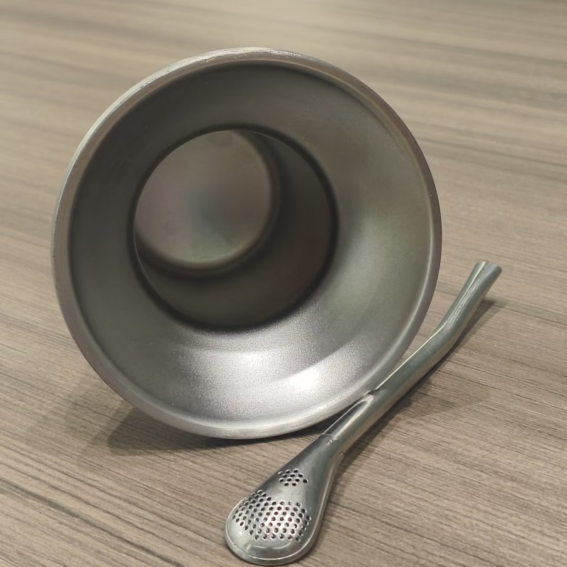 Factory Wholesale Double Wall Vacuum Insulated Stainless Steel Yerba Mate Cup Bombilla Straw Leak-Proof BPA Free for Party