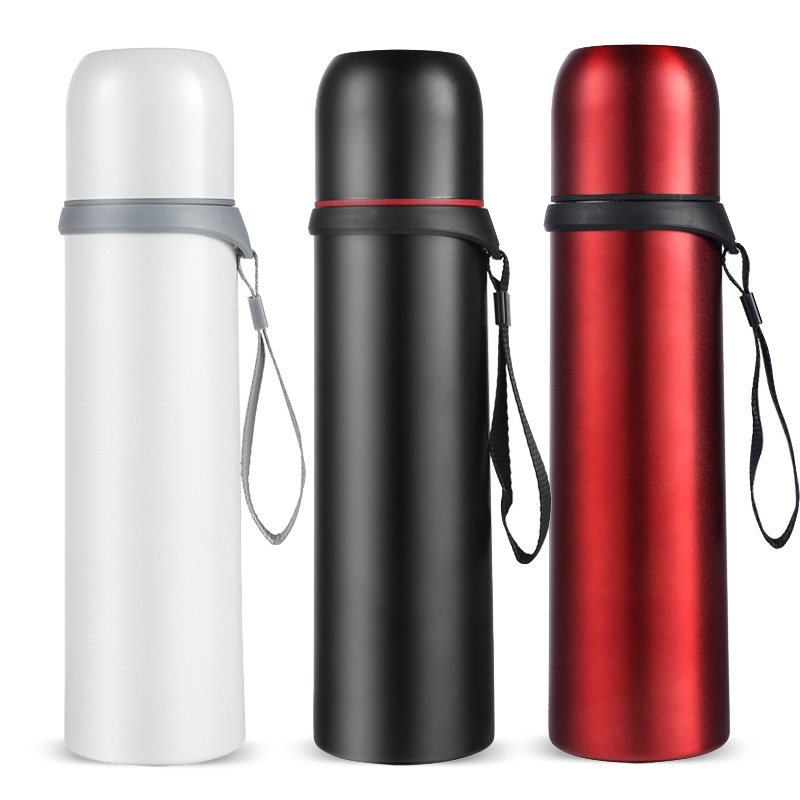 Wholesale Big Capacity Stainless Steel Insulated Vacuum Bullet Flasks Thermos Water Bottle for Outdoor