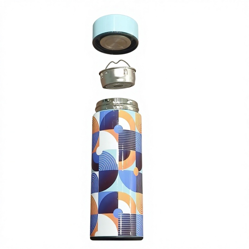 304 Stainless Steel Double Wall Vacuum Insulated Classic Light Back to School Geometric Pattern Multi-size Travel Tumbler