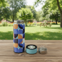 304 Stainless Steel Double Wall Vacuum Insulated Classic Light Back to School Geometric Pattern Multi-size Travel Tumbler