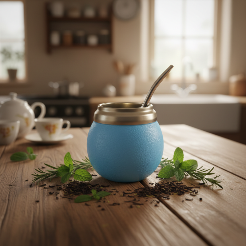 Wholesale 120ML 210ML Argentine Yerba Mate Tea Cup with Spoon Vacuum Insulated Stainless Steel Double Wall Party Mate Gourd Cups