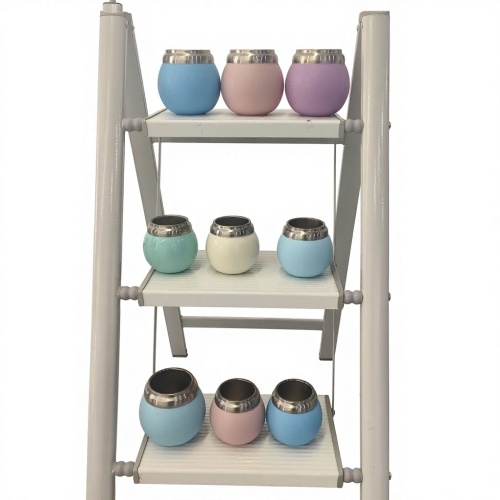 Wholesale 120ML 210ML Argentine Yerba Mate Tea Cup with Spoon Vacuum Insulated Stainless Steel Double Wall Party Mate Gourd Cups