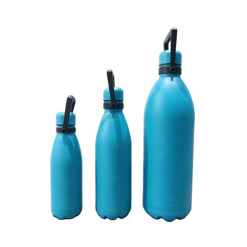 Outdoor Sports Stainless Steel Water Bottle 304 Vacuum Insulated 500ml/750ml Capacity 12-24 Hours Thermal Performance Leak-Proof
