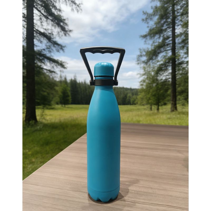Outdoor Sports Stainless Steel Water Bottle 304 Vacuum Insulated 500ml/750ml Capacity 12-24 Hours Thermal Performance Leak-Proof