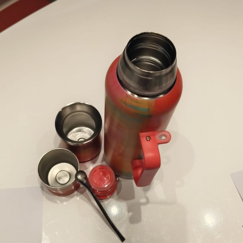 Classic Stainless Steel Double Wall Vacuum Flask Set BPA Free Leak-Proof 12-24 Hours Thermal Insulation Camping Outdoor Use