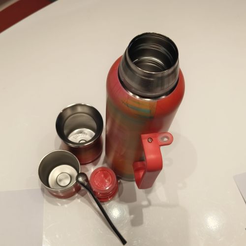 Classic Stainless Steel Double Wall Vacuum Flask Set BPA Free Leak-Proof 12-24 Hours Thermal Insulation Camping Outdoor Use